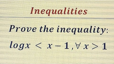 How to prove important inequalities using calculus.