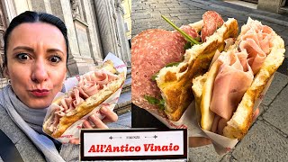TRYING the  AllAntico Vinaio Sandwiches in Milano  ?? ? allanticovinaiostreetfoodmilano