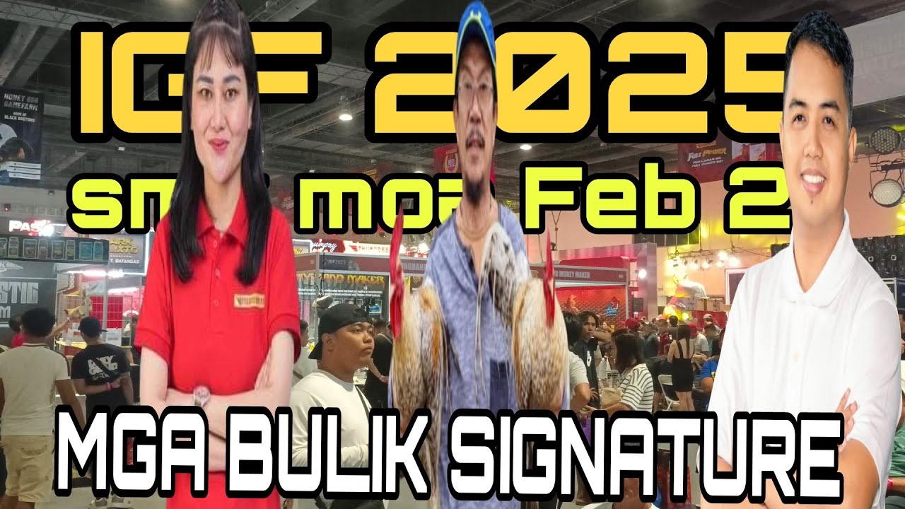 IGF 2025 DAY 1 NENE BUDJIT AGUILAR BOOTH, RGM GAMEFARM BOOTH AND TAXMAN GAMEFARM BOOTH