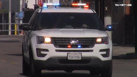 LAPD K-9 & PATROLS UNITS RESPONDING CODE 3