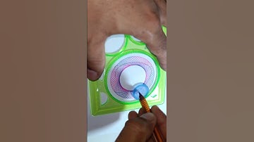 Tripal color Spirograph Drawing #spirograph #art #trend #trending #shorts #video #diy #craft #design
