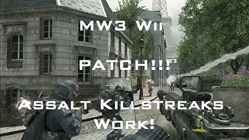MW3 Wii Patch! Assalt Killstreaks Work! - CDNGames Coverage