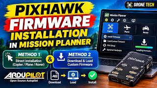 Pixhawk Firmware Installation in Mission Planner | 2 Easy Methods