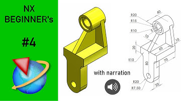 🌍 UNIGRAPHICS/NX TUTORIALS || Beginners tutorial || Exercise - 4