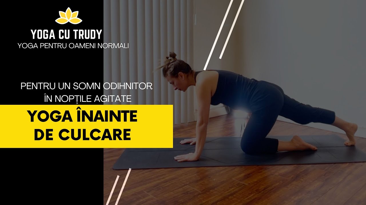 Yoga Înainte De Culcare Pentru Un Somn Odihnitor În Nopțile Agitate #yogapentruincepatori #yoga