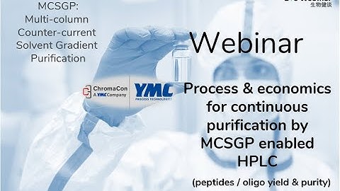 MCSGP enabled HPLC for Peptide / Oligo /ADC /RNA purification