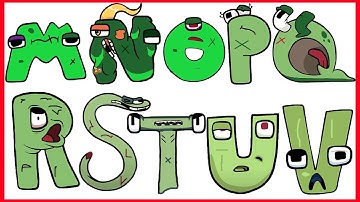 Alphabet Lore But Zombie Transform ( part 2 )