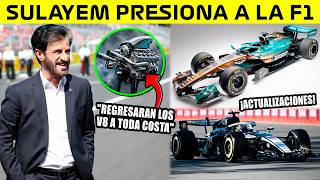 ⚠️BEN SULAYEM PRESIONA a la F1💥 DOMENICALI se DA VUELTA👀 NUEVO ASTON MARTIN✅ CADILLAC con ACTUALIZAC