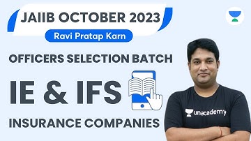 IE and IFS | Insurance Companies | JAIIB October 2023 | Ravi Pratap Karn