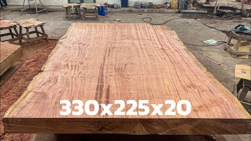 Tấm gỗ đinh Hương mới bào đẹp không tỳ vết mặt rộng trên 2 mét rất hiếm