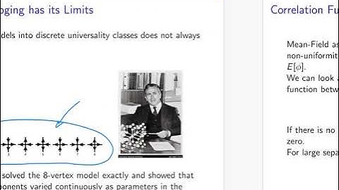 Lecture 19 Part V: Critical Exponents, Universality and 1st Order Transitions