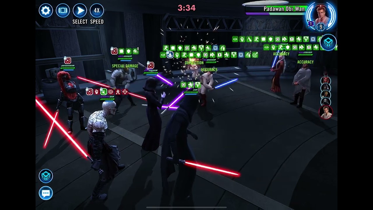 Grand Arena 5v5 - Darth Traya vs Queen Amidala
