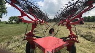 Kubota MX6000 Making Hay