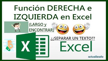 👉👈 Función DERECHA e IZQUIERDA en Excel🤝