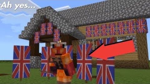 HOW TO MAKE A British Flag Banner in Minecraft | Very easy Tutorial