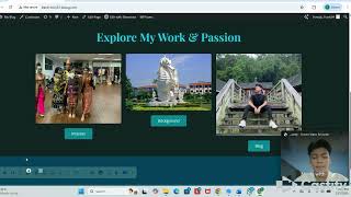 INDIVIDUAL PROJECT ICM550 PERSONAL WEBSITE Franklyn Anak John CDIM2634A