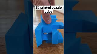 Information 3D printed the most satisfying puzzle cube.   #3dprinted #fidgettoys #shorts Update