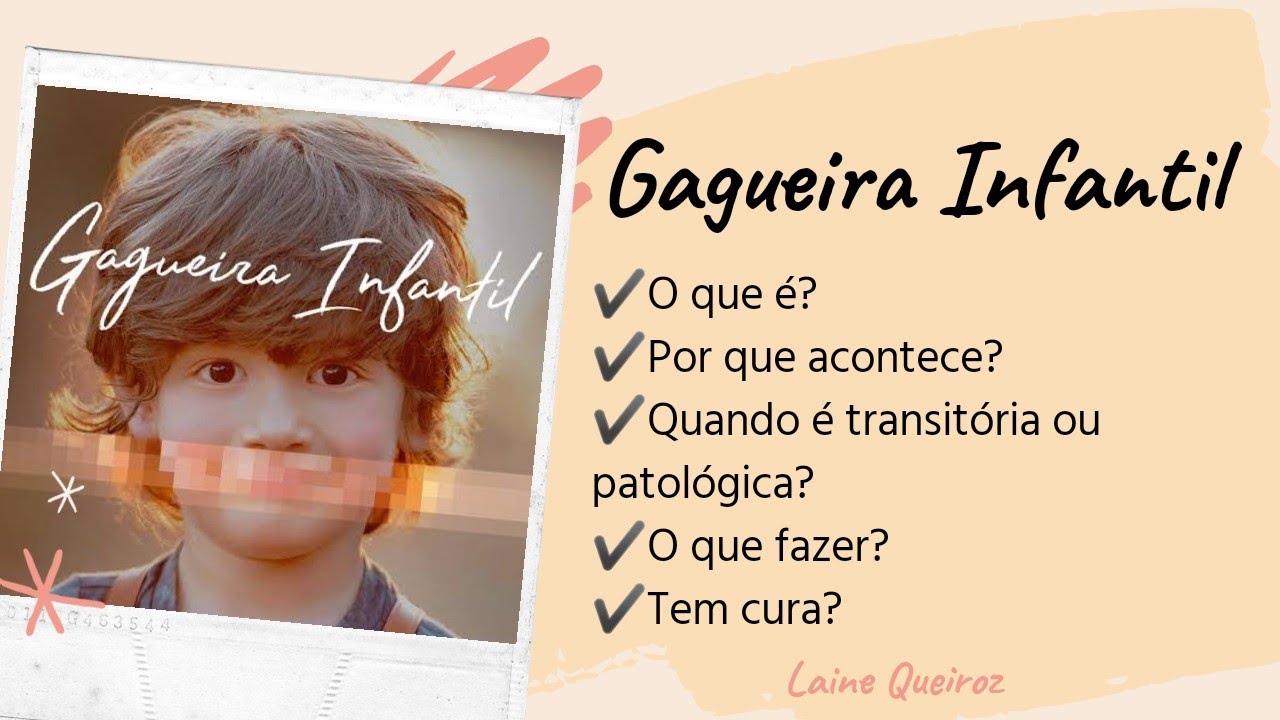 Gagueira na Infância. Saiba como agir com a criança que gagueja. - YouTube