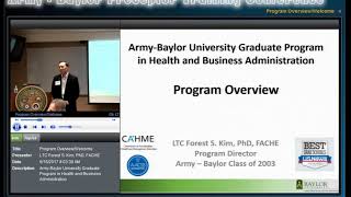 Preceptor Training 2017: 1. Program Overview