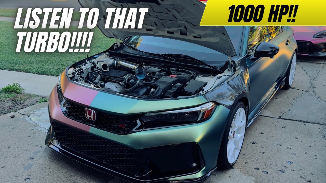 FL5 Civic Type R gets more mods - PRL Turbo inlet Pipe Install - YouTube