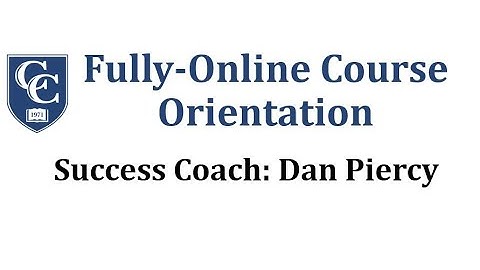 Student Online Orientation