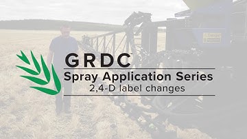 Spray Application Series | 2,4-D label changes
