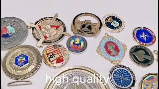 Excellent quality custom challenge coins zinc alloy material soft enamel gold plating challenge coin screenshot 5