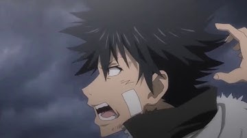 Touma and Sogiita vs Misaka level 6 (Final Battle)