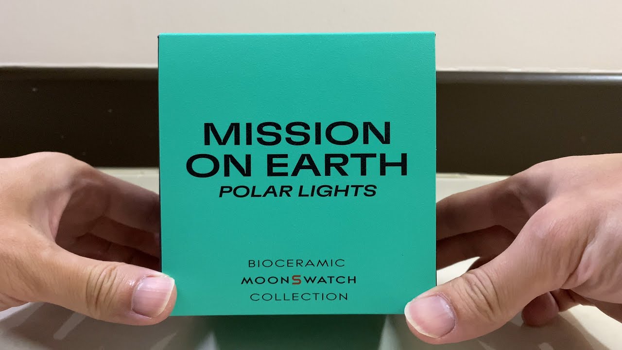 MoonSwatch Mission on Earth - Polar Lights Unboxing ‪@OMEGA