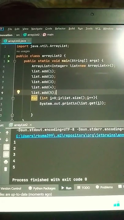 print array list using array list java collection. - YouTube
