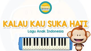 Not Pianika Lagu Kalau Kau Suka Hati - Belajar Pianika