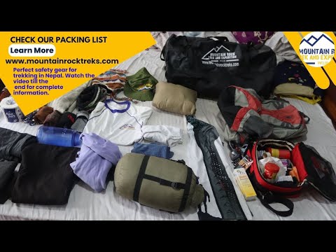 Video: Trekking indipendente in Nepal: liste di imballaggio