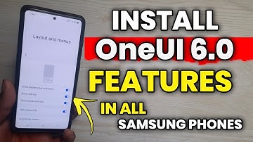Install Samsung OneUI 6.0 New Features In All Devices | A52 A52s A53 A73 A51 S20 FE 5G A33 F62 F23