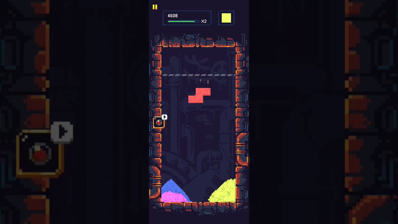 Mind-Bending Sand Tetris in Under a Minute!