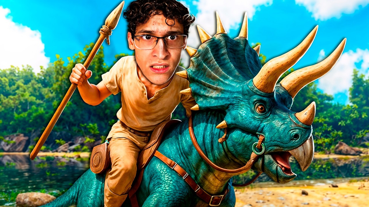 Voltei na ERA DOS DINOSSAUROS! - ARK EP. 1