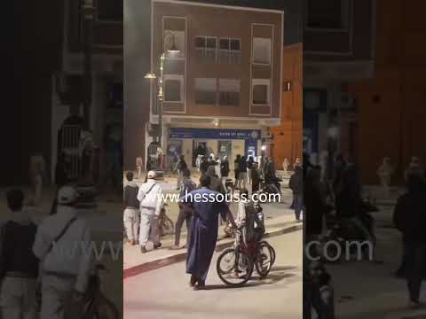 وقفة بيوكرى تتحول إلى شغب وسرقة