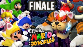 Super Mario 3d World  Bowser World Finale Fight Against Bowser
