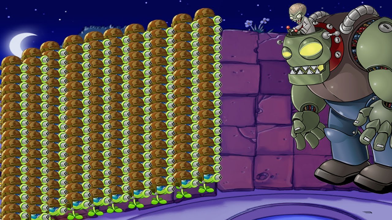Gatling Pea PvZ 2 Pak vs Gatling Pea vs Dr. Zomboss Epic Plants vs ...