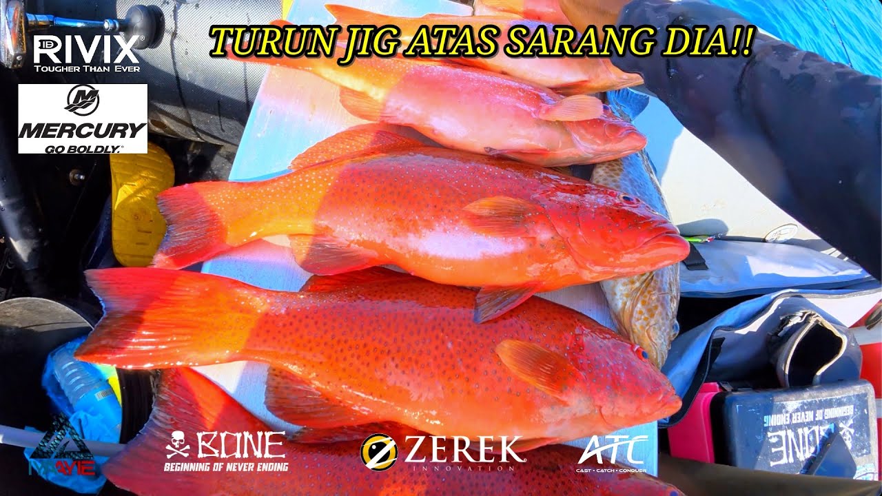 KETUK JIG DI ATAS LADANG STRAWBERRY!! INFLATABLE BOAT FISHING MALAYSIA.