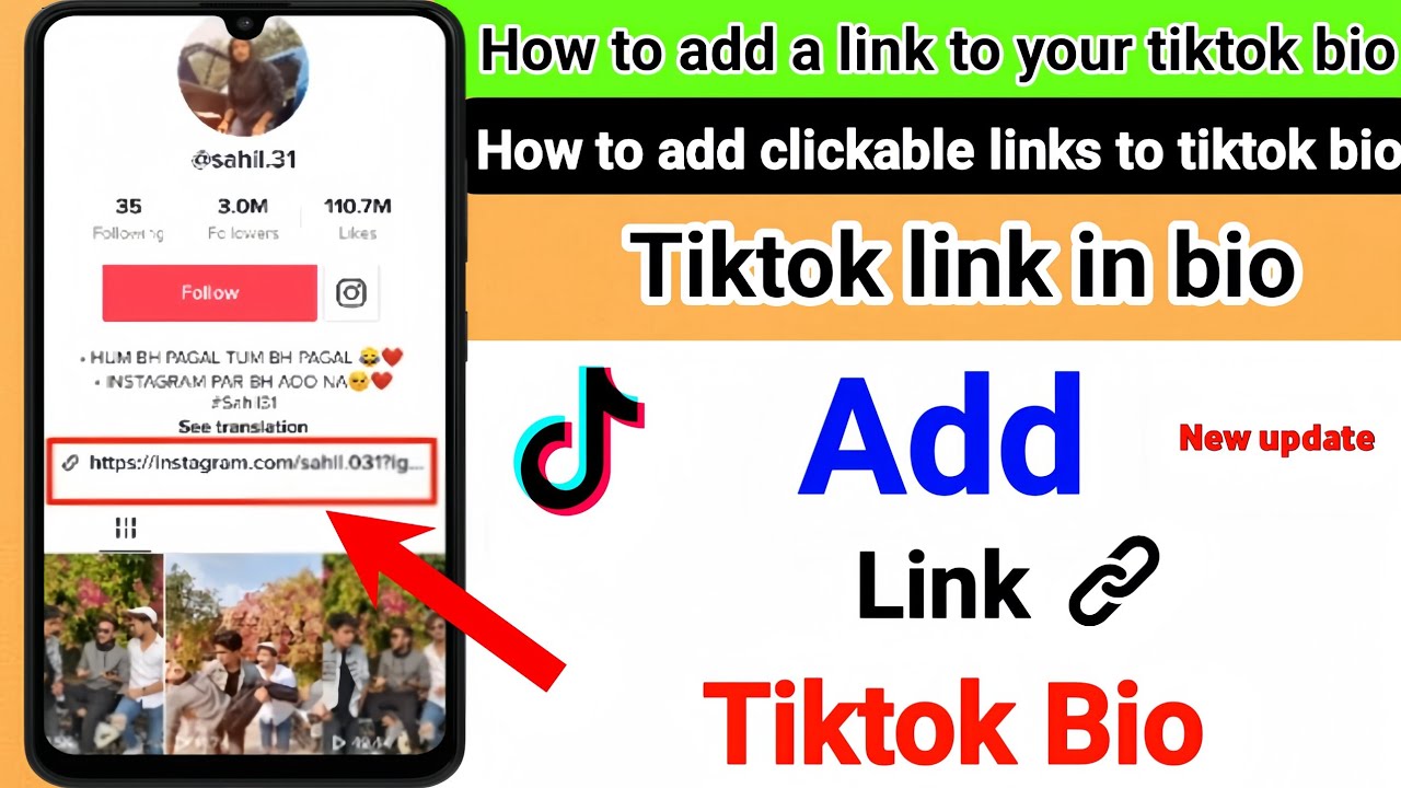 How to add link to tiktok bio / How to add a link to your tiktok bio  / Add link to tiktok bio