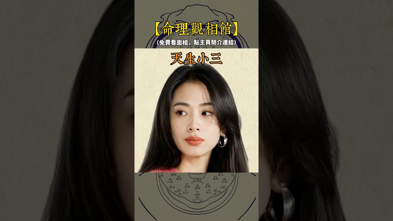 天生小三#面相 #命理 #玄學 #台灣 #算命 縮圖