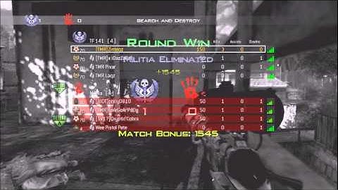 Mw2 Throwing knife across map with reaction