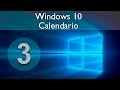 Windows 10. Calendario