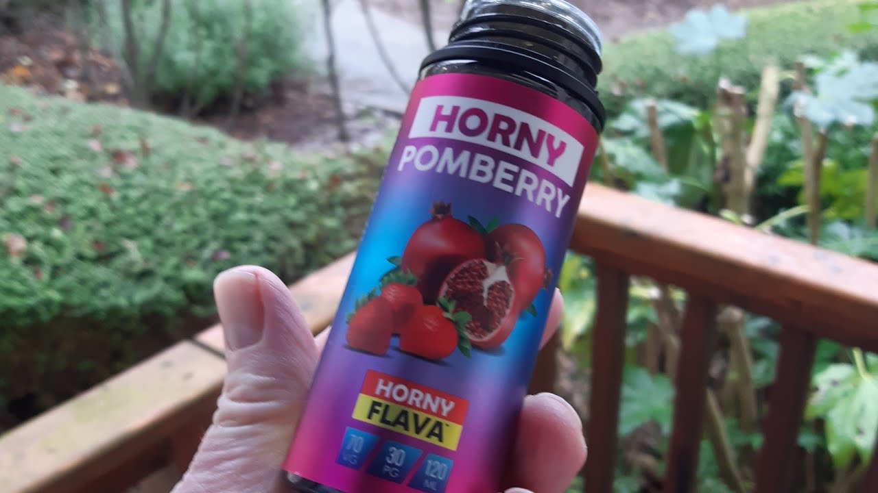 HORNY FLAVA,,,eliquid, POMBERRY 70/30 vg pg