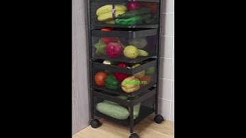 Kệ Vuông Xoay 5 Tầng Đa Năng - Miễn Phí Vận Chuyển Toàn Quốc