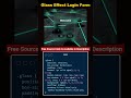 🔥 Glassmorphism Login Page | HTML & CSS | Modern UI #Shorts