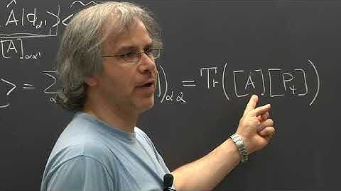 Advanced quantum mechanics Lecture 16 of 30