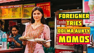 Trying Dolma Aunty's Momos For The First Time in India