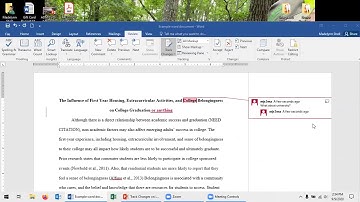Using Track Changes in Word on Computer or iPad
