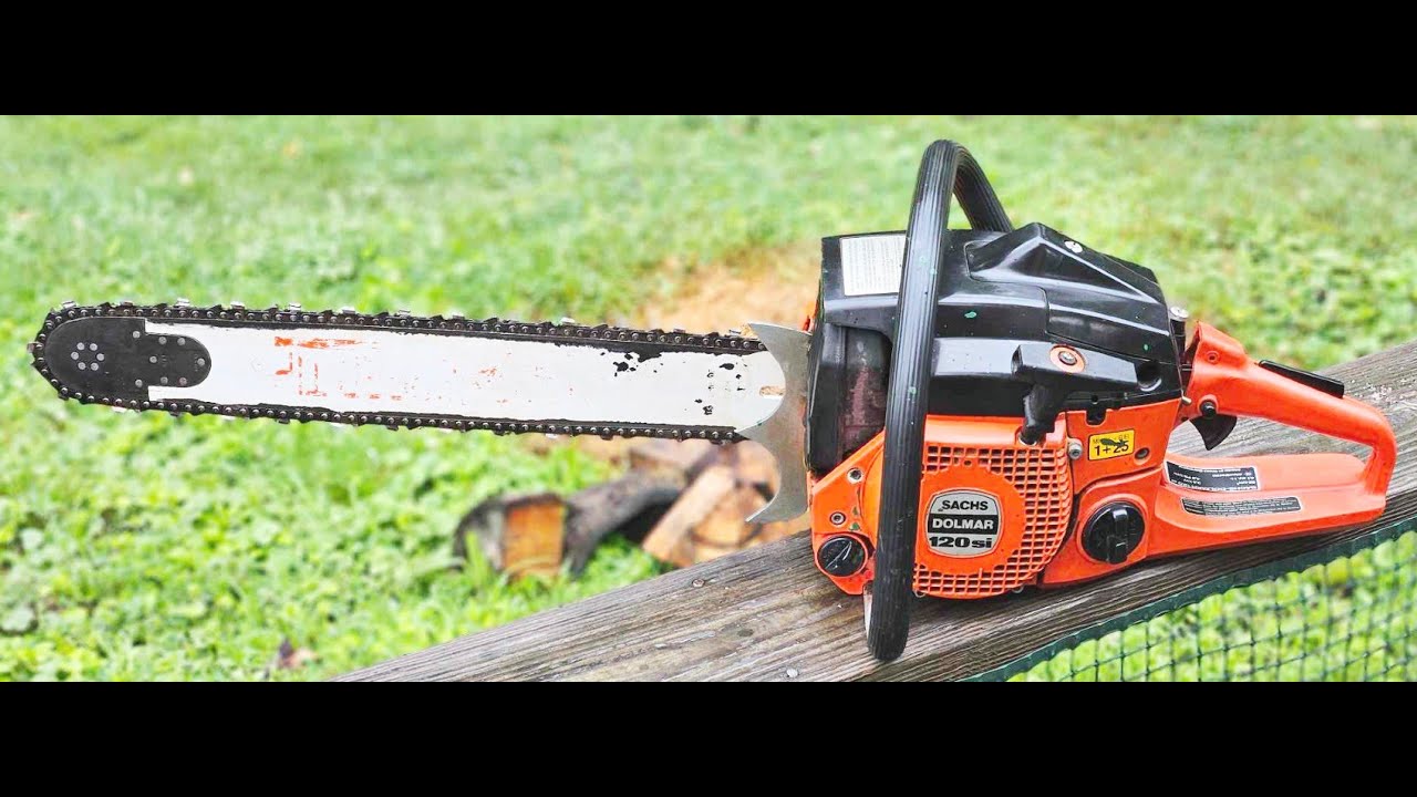 Great RUNNING Sachs Dolmar Chainsaw 120si Vintage King Motor Sports